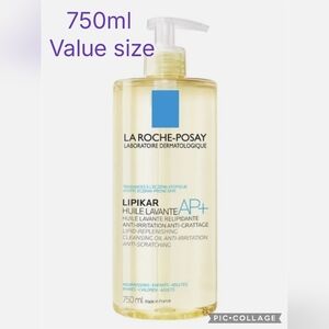 🆕️ 750 ML VALUE SIZE LA ROCHE- POSAY LIPIKAR AP+ CLEANSING OIL